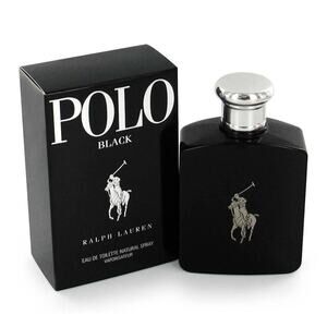 Ralph Lauren Polo Black Eau De Toilette Spray for Men 4.2 Oz